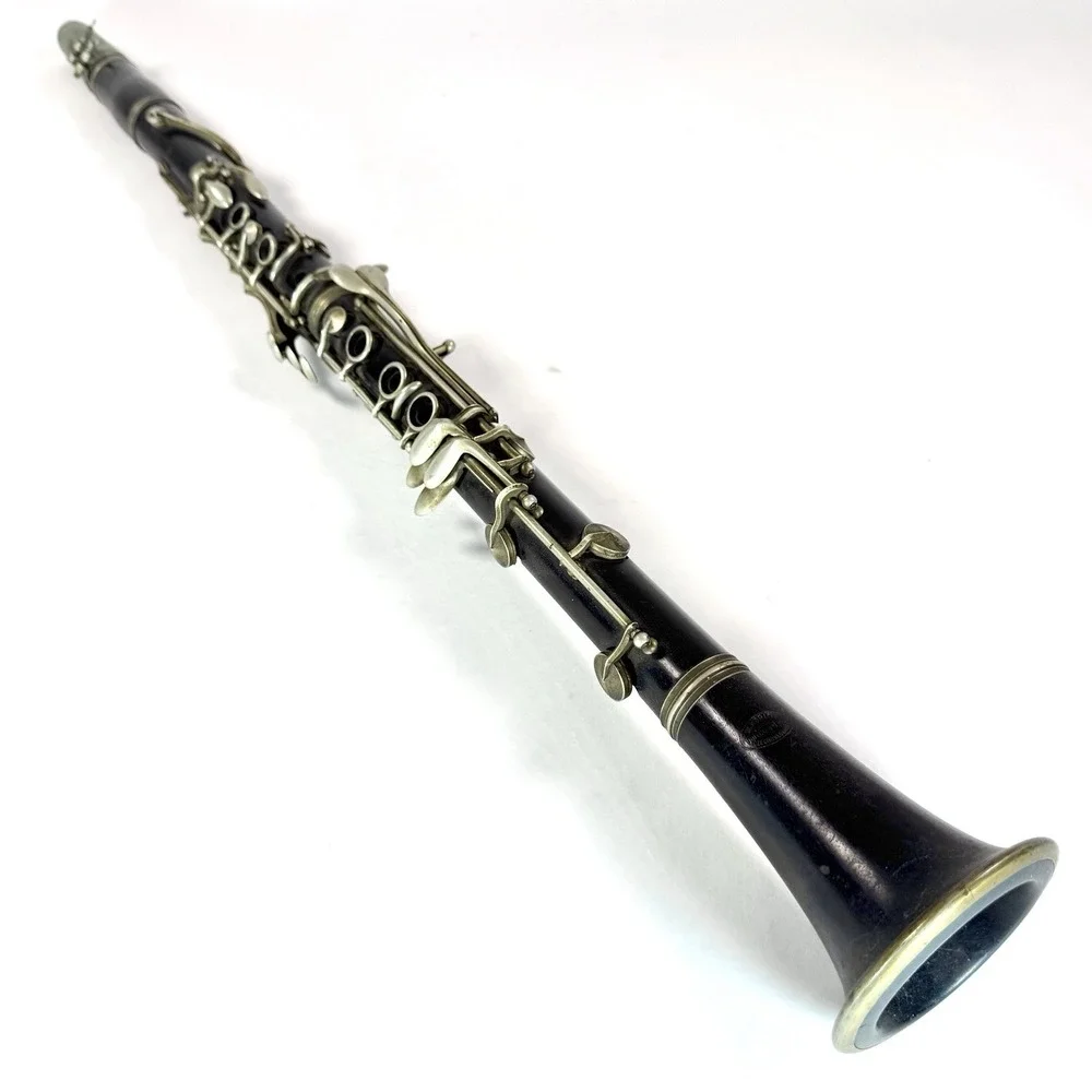Vintage Amati Kraslice Wood Clarinet Czechoslovakia Nickel Keys Untested